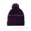 Fashioned Acrylic Pom pom Beanie with Fleece lining